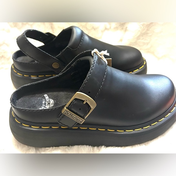 NEW…Dr. Martens Leather Unisex sling back mule wms sz.7 men’s sz.6 - Picture 8 of 11